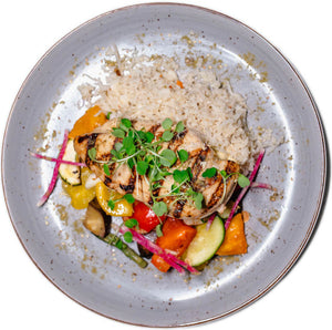 Paleo - Marinated Grilled Chicken with Za'atar Sauce