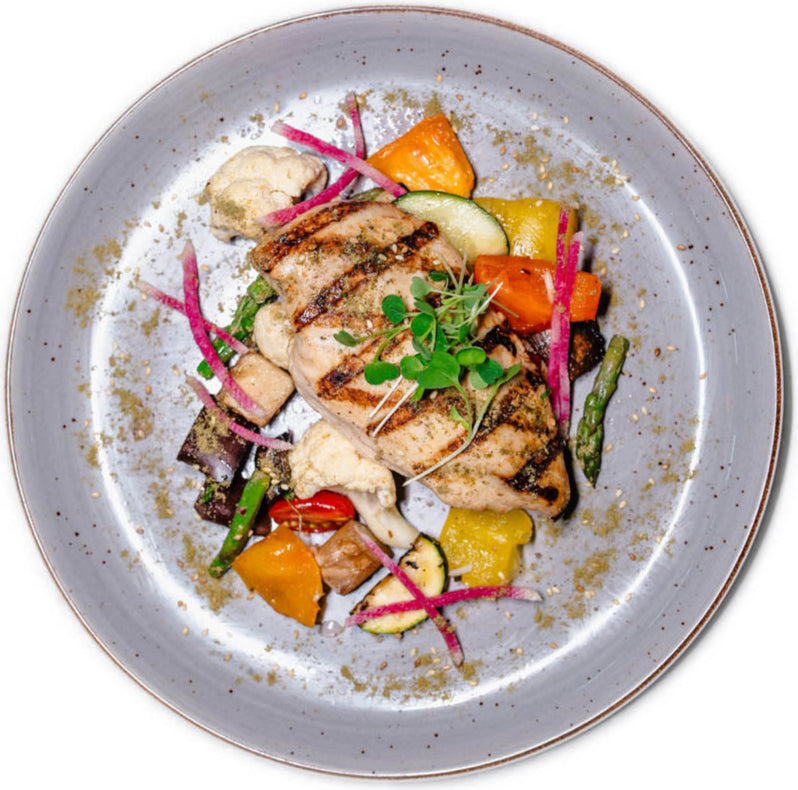 Weight Loss - Marinated Grilled Chicken with Za'atar Sauce