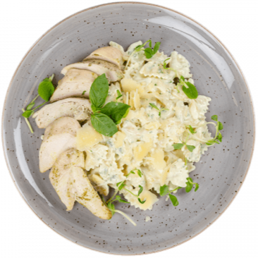 Gourmet - Chicken Farfalle with Pesto Cream Sauce