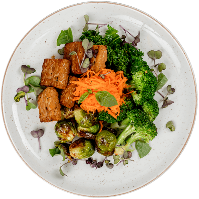 Vegan - Organic Sesame Tempeh Bowl